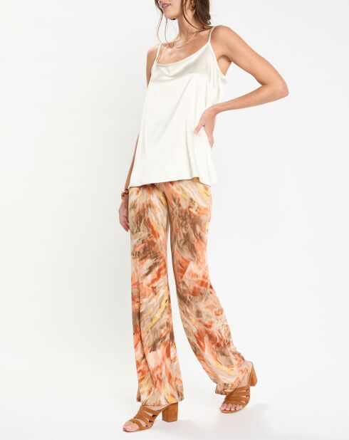 Pantalon Store terre de sienne