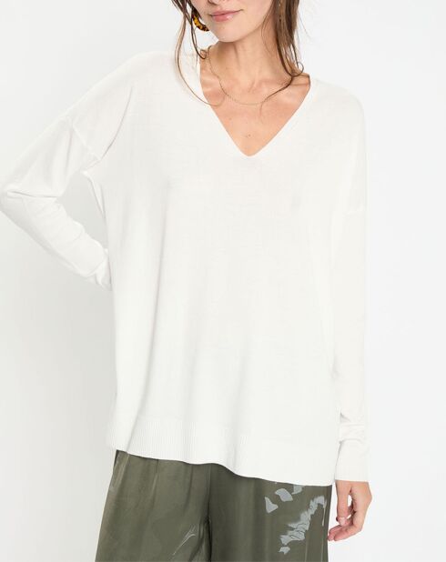 Pull Flo écru