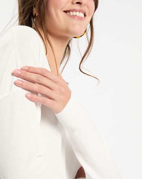 Pull Flo écru