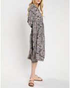 Robe en Soie mélangée Sasha multicolore