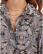 Robe en Soie mélangée Sasha multicolore