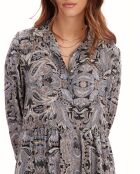 Robe en Soie mélangée Sasha multicolore