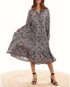 Robe en Soie mélangée Sasha multicolore