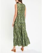 Robe en Soie mélangée Soon verte