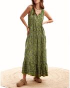 Robe en Soie mélangée Soon verte