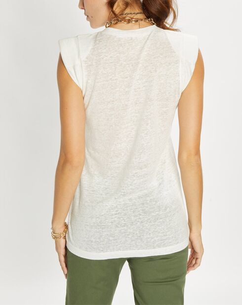 T-Shirt 100% Lin Essential écru