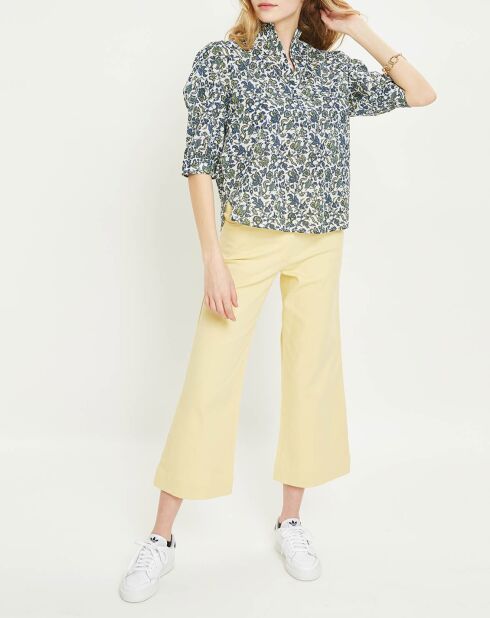 Pantalon large Garance  jaune
