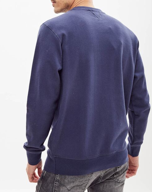 Sweat Crewnk Logo 3J bleu