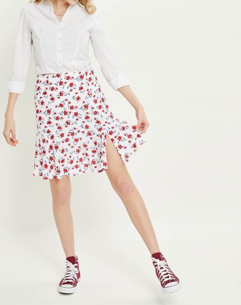 Wit/rode rok van Victoria Coquelicots