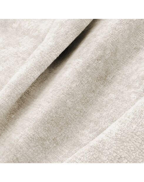 160 cm großes Schlafsofa, 17 cm dick, Coco Velvet, cremefarbener, geprägter Samt — 228 x 105 x 90 cm