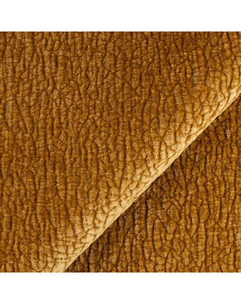 Dream Velours Elefant Weitwinkelsofa, Senfgelb, 250 x 90 x 70 cm