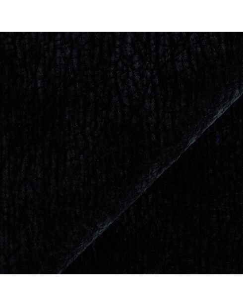 Divano ad angolo grande Dream Velours elefante nero - 250x90x70 cm