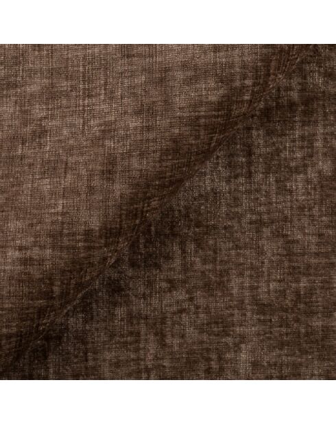 Dream Weitwinkelsofa aus strukturiertem Velours, Espressobraun — 250 x 90 x 70 cm