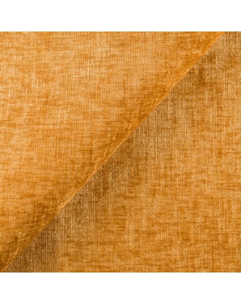 Dream Weitwinkelsofa Mustard aus strukturiertem Samt - 250x90x70 cm