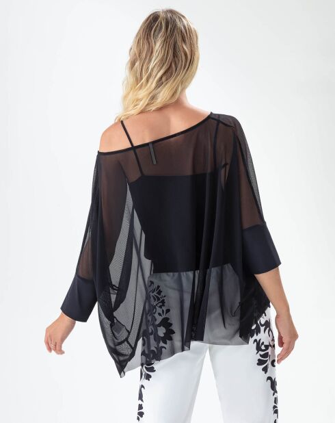 Top avec débardeur Isaro noir