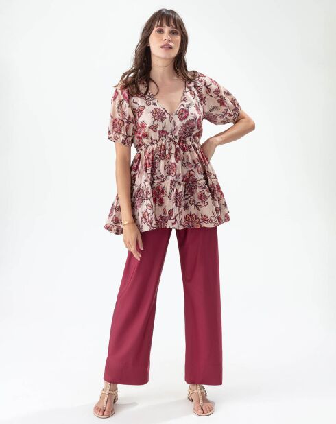 Pantalones Hera cherry