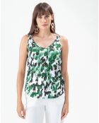 Camiseta sin mangas Herba fresca Relief