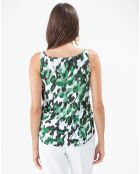 Camiseta sin mangas Herba fresca Relief