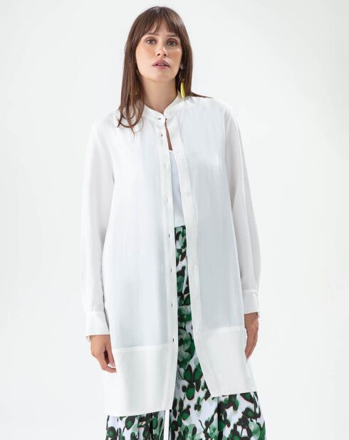 Camicia bianca naturale