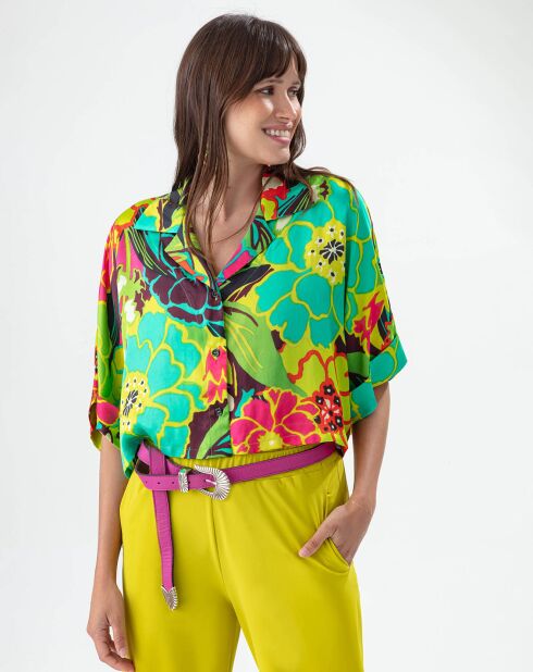 Chemise Cosmos tropical