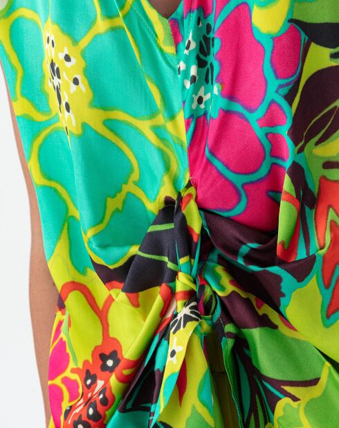 Tapa de palma tropical