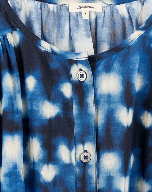 Blouse Plum combo a