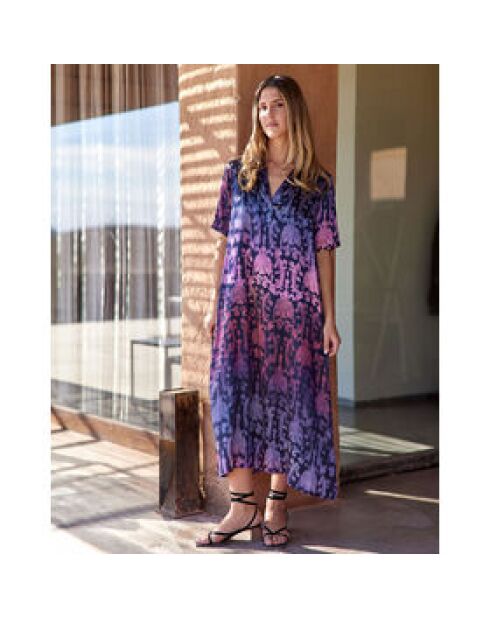 Robe en Soie mélangée Rocco lilas