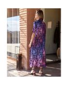 Robe en Soie mélangée Rocco lilas