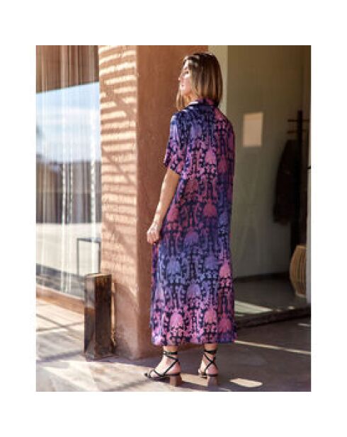 Robe en Soie mélangée Rocco lilas