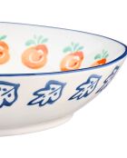 4 Assiettes creuses en Porcelaine Napoli multicolore - D.21,5 cm