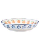 4 Assiettes creuses en Porcelaine Napoli multicolore - D.21,5 cm