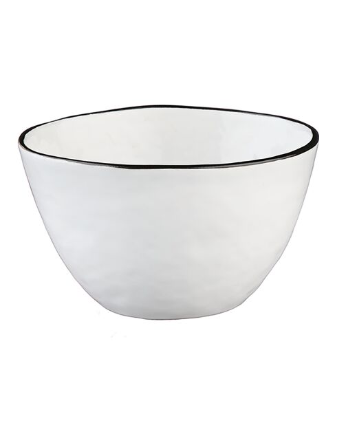 4 Bols en Grès Pure blanc neige  - 28 Pièces
