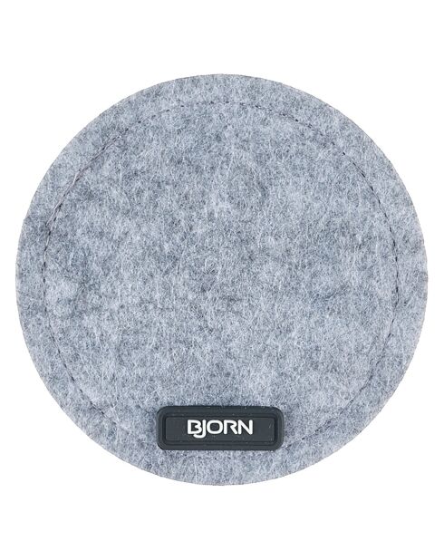 6 Sous-verres ronds gris -  D.10 cm
