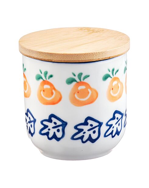 3 veelkleurige Napoli porseleinen kookpotten - 41,5x21,5x20,2 cm