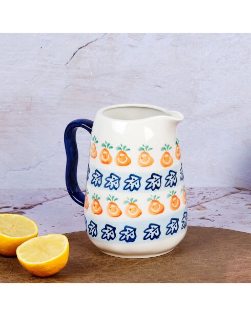 Carafe en Porcelaine Napoli multicolore - 170 cL