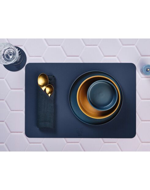 6 Servietten, Mitternachtsblau, 40 x 40 cm