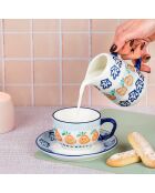 Pot à lait en Porcelaine Napoli multicolore - 30 cL