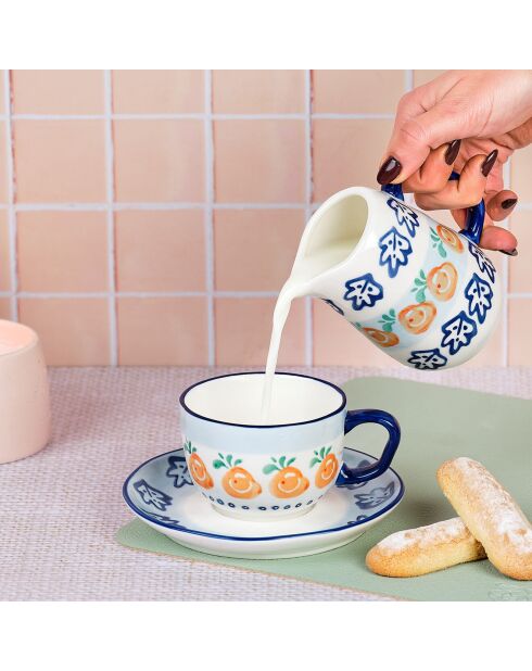 Pot à lait en Porcelaine Napoli multicolore - 30 cL
