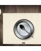 6 Sets de table rectangulaires beiges -  45x33x0.3 cm