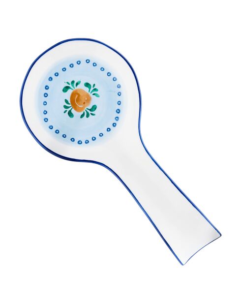 Napoli Löffelablage aus Porzellan, mehrfarbig, 23,5 x 11 x 2 cm