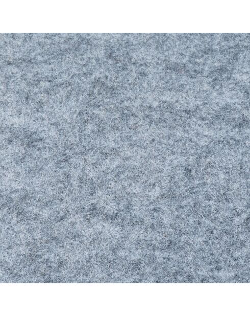 6 Sets de table ovales gris -  45x33x0.3 cm