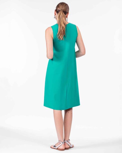 Vestido sirena turquesa