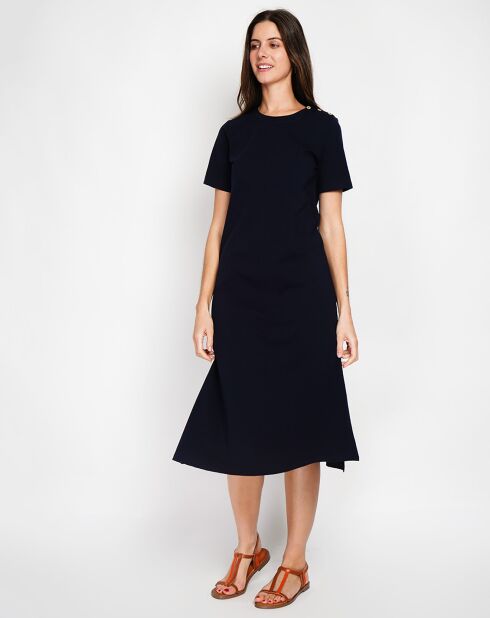 Robe en Lin mélangé Rose marine