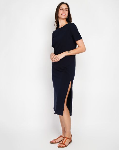 Robe en Lin mélangé Rose marine