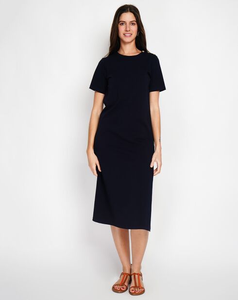 Robe en Lin mélangé Rose marine