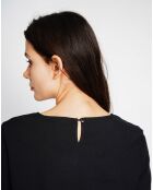 Ensemble Top & Pantalon en Lin mélangé noir