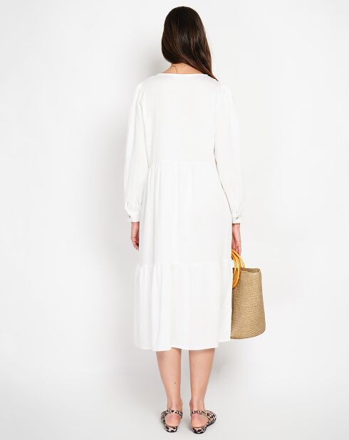 Robe en Lin mélangé Juliette blanche