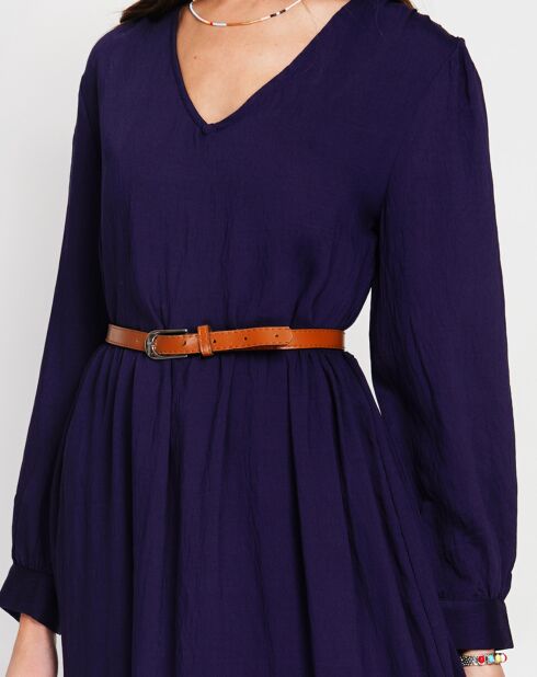 Robe en Lin mélangé Juliette marine