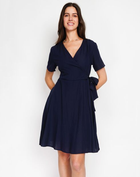 Robe en Lin mélangé Sofia marine