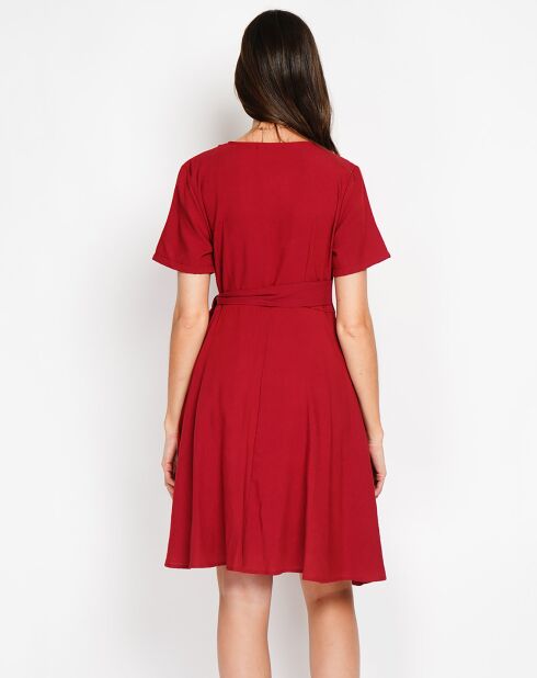 Robe en Lin mélangé Sofia rooibos